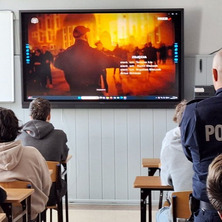 Promowali służbę w Policji. Wizyta w 