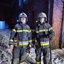 Pożar mieszkania. Rozszczelnił się piec kaflowy